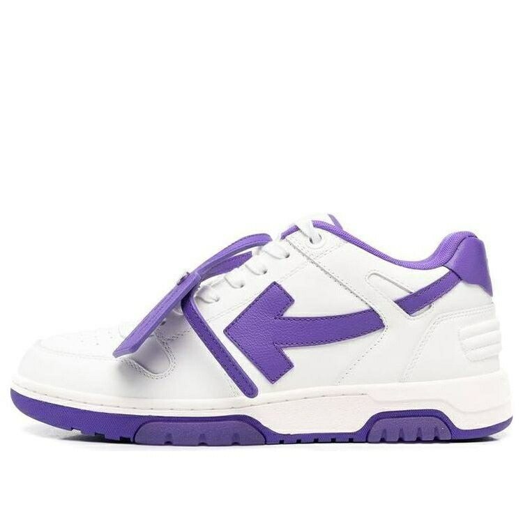 象牙色 靴 スニーカー 紫 パープル 白いこと 白いこと \u0027PURPLE WHITE\u0027 メンズ OFF-WHITE OUT OF OFFICE LOW-TOP SNEAKER OMIA189S22LEA0010137 / PURPLE WHITE