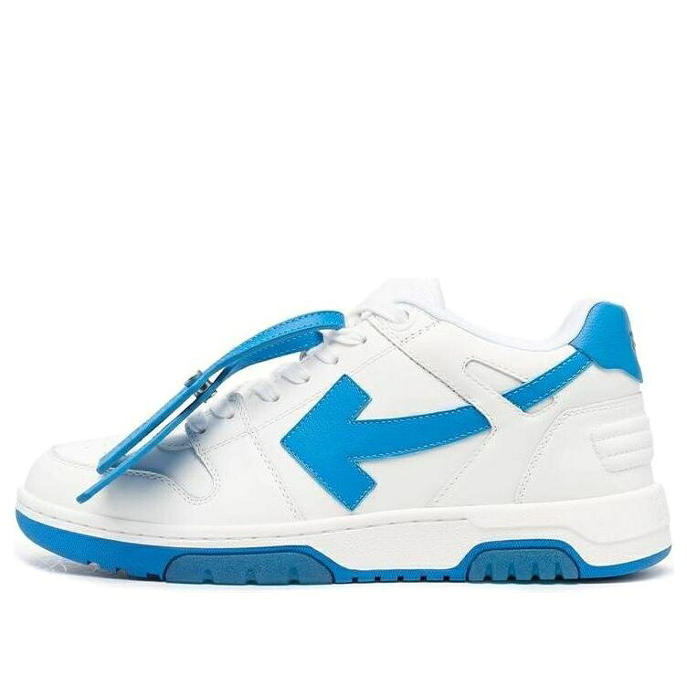 象牙色 靴 スニーカー 青味 青色 白いこと 白いこと \u0027BLUE WHITE\u0027 メンズ OFF-WHITE OUT OF OFFICE LOW-TOP SNEAKER OMIA189F22LEA0010145 / BLUE WHITE