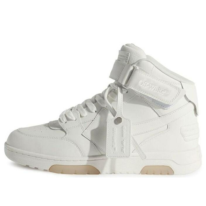 オフホワイト レザー ハイトップ 靴 スニーカー 白色 ホワイト 'WHITE' メンズ OFF-WHITE OUT OF OFFICE LEATHER HIGHTOP SNEAKER OMIA259C99LEA0010101 / WHITE 99,880円