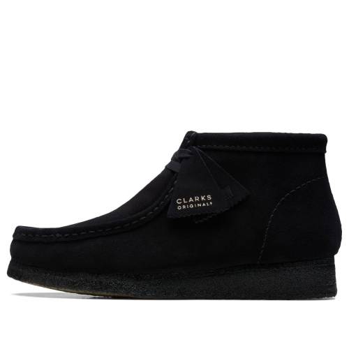 クラークス ブーツ 黒いこと 黒いこと \u0027BLACK SUEDE\u0027 スニーカー メンズ CLARKS WALLABEE BOOTS 261555177 / BLACK