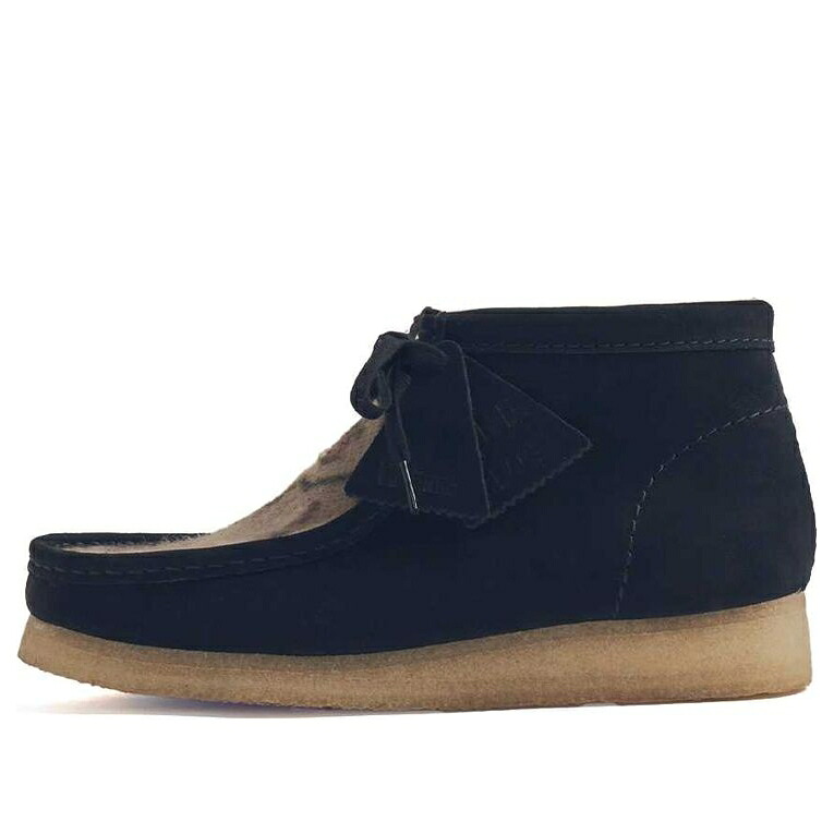 クラークス 野球クラブ ブーツ 黒いこと 黒いこと END. \u0027BLACK\u0027 スニーカー メンズ CLARKS X BEAMS PLUS SKI CLUB WALLABEE BOOTS 26176620 / BLACK