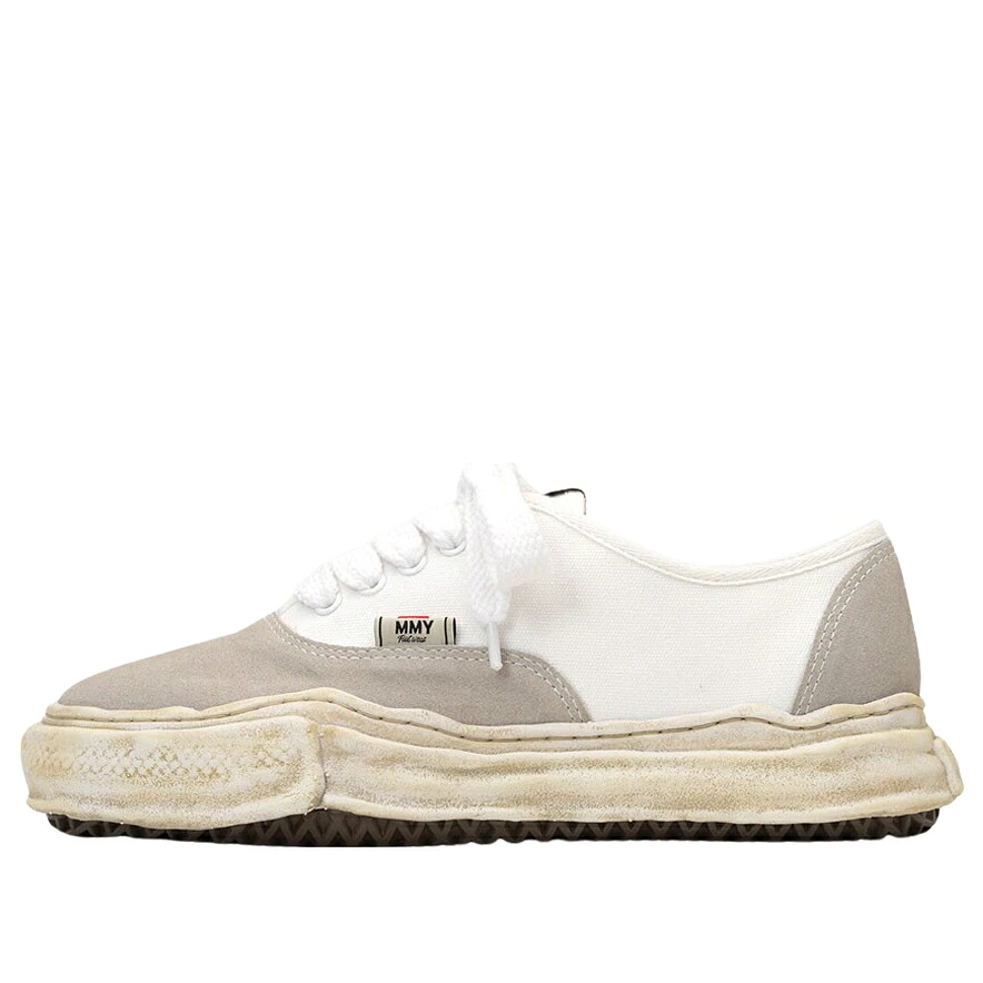 棲み家 ミハラヤスヒロ スエードクロス スウェード 白いこと 白いこと \u0027WHITE\u0027 スニーカー メンズ MAISON MIHARA YASUHIRO MAISON MIHARA YASUHIRO BAKER OG SOLE CANVAS SUEDE LOW A12FW729-WHITE / WHITE