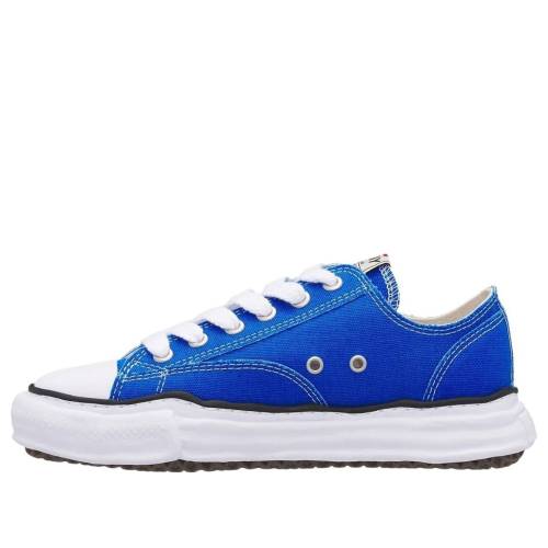 メゾン ミハラヤスヒロ 青色 ブルー 'CL BLUE' スニーカー メンズ MAISON MIHARA YASUHIRO MAISON MIHARA YASUHIRO PETERSON OG SOLE CANVAS LOW A01FW702-CLBLUE / CL BLUE|スニケス