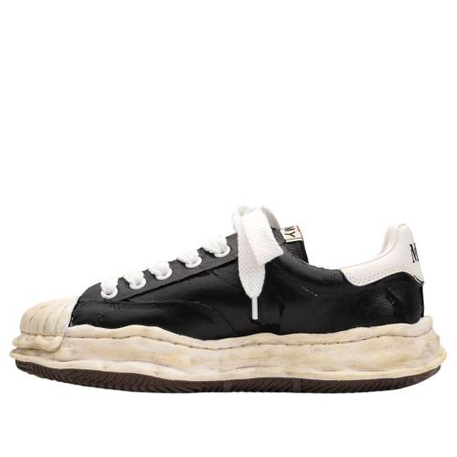 メゾン ミハラヤスヒロ 黒色 ブラック 'BLACK' スニーカー メンズ MAISON MIHARA YASUHIRO MAISON MIHARA YASUHIRO BLAKEY OG SOLE FILM ATTACHED CANVAS LOW A15FW727-BLACK / BLACK