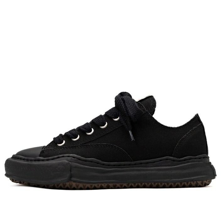 メゾン ミハラヤスヒロ 靴 スニーカー 黒色 ブラック 'BLACK' メンズ MAISON MIHARA YASUHIRO MAISON MIHARA YASUHIRO PETERSON OG SOLE CANVAS LOW-TOP SNEAKER A01FW702-BLKBLK / BLACK 111,500円