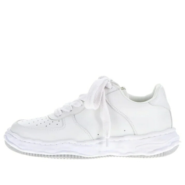 メゾン ミハラヤスヒロ 白色 ホワイト WHITE スニーカー メンズ MAISON MIHARA YASUHIRO MAISON MIHARA YASUHIRO WAYNE OG SOLE LOW A07FW702-WHITE / WHITE