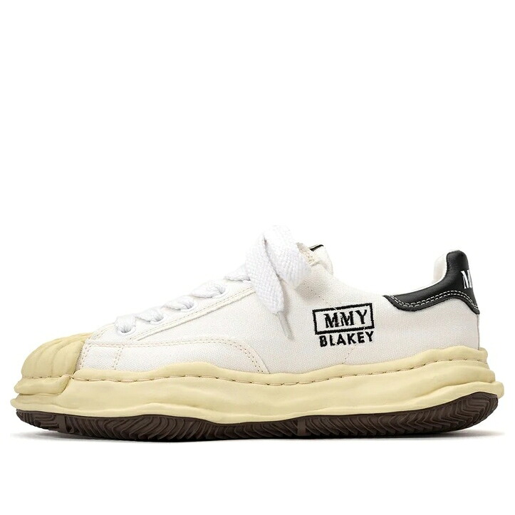 棲み家 ミハラヤスヒロ 靴 スニーカー 白いこと 白いこと \u0027WHITE\u0027 メンズ MAISON MIHARA YASUHIRO MAISON MIHARA YASUHIRO BLAKEY VL OG SOLE CANVAS LOW-TOP SNEAKER A09FW732-WHT / WHITE