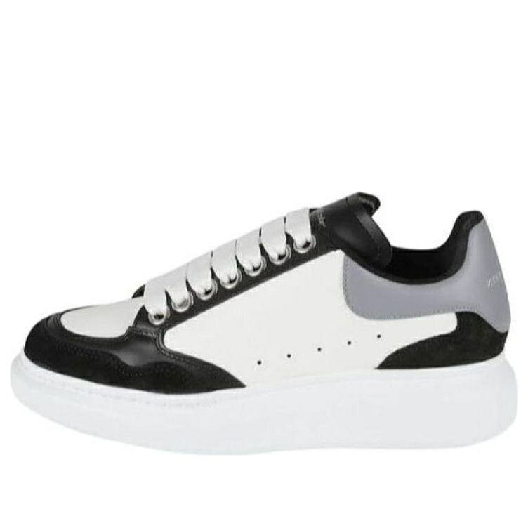 アレキサンダーマックイーン 黒いこと 黒いこと 白いこと 白いこと 薄墨色 薄墨色 \u0027WHITE GREY\u0027 スニーカー レディース ALEXANDER MCQUEEN (WMNS) ALEXANDER MCQUEEN LARRY OVERSIZED SENSORY SNEAKERS BLACK 758982WIA5V1142 / WHITE BLA