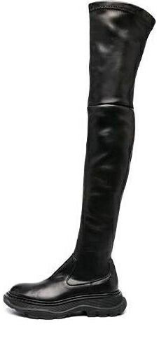 アレキサンダーマックイーン ハイブリッド ブーツ 黒色 ブラック 'BLACK' スニーカー レディース ALEXANDER MCQUEEN (WMNS) ALEXANDER MCQUEEN HYBRID LACE UP BOOT 641850WHSS21000 / BLACK