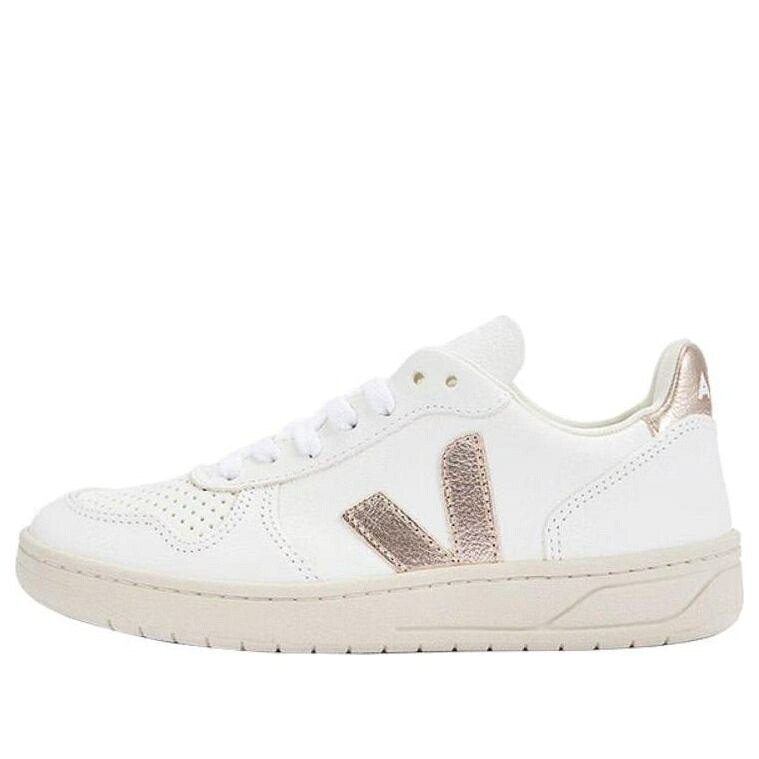 ヴェジャ 白色 ホワイト ゴールド 'WHITE GOLD' スニーカー メンズ VEJA V-10 CHROMFREE LOW-TOP SNEAKERS VX0502935 / WHITE GOLD|スニケス