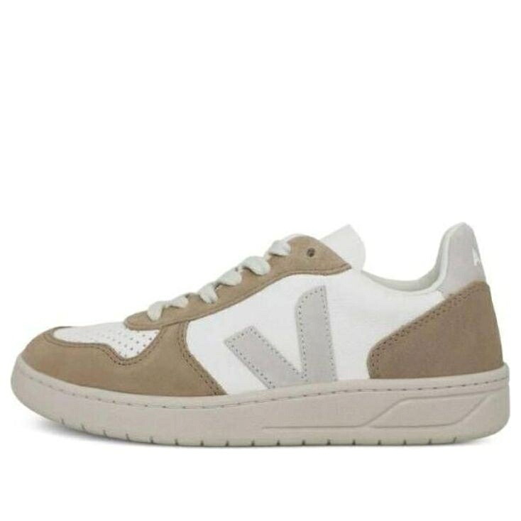 ヴェジャ 自然的 白いこと 白いこと ベージュ \u0027WHITE BEIGE\u0027 スニーカー メンズ VEJA V-10 CHROMFREE LOW-TOP SNEAKERS NATURAL VX0503298 / WHITE NATURAL BEIGE