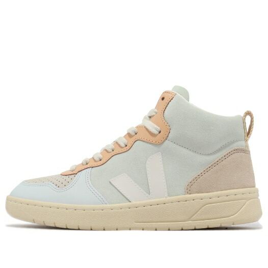 ヴェジャ スエード スウェード 白色 ホワイト 翡翠 ジェード 'JADE MULTICOLOR' スニーカー レディース VEJA (WMNS) V-15 SUEDE WHITE VQ0303130A / JADE WHITE MULTICO
