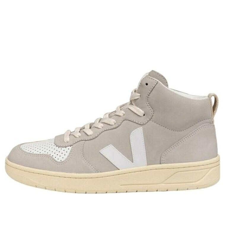 ヴェジャ カーキ ベージュ 白いこと 白いこと \u0027BEIGE WHITE\u0027 スニーカー メンズ VEJA V-15 HIGH-TOP SNEAKERS KHAKI VQ1302815 / BEIGE KHAKI WHITE