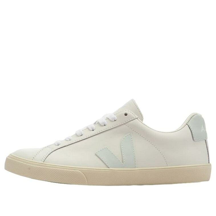 ヴェジャ レザー スニーカー 運動靴 白色 ホワイト 緑 グリーン 'WHITE GREEN' スニーカー レディース VEJA (WMNS) ESPLAR LEATHER SHOES EO0202198A / WHITE GREEN