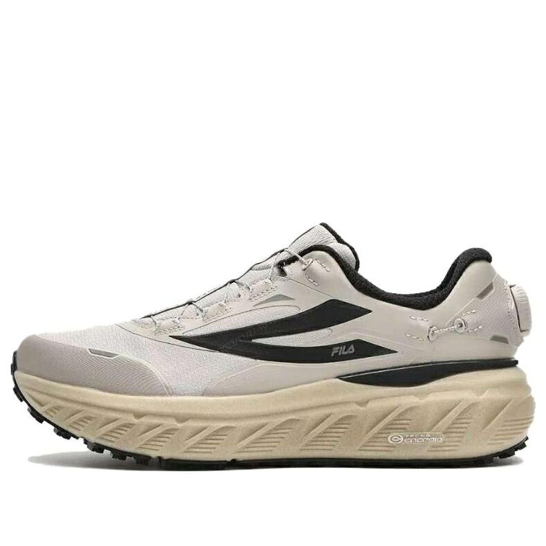フィラ スニーカー 運動すること靴 ベージュ 黒いこと 黒いこと \u0027BEIGE BLACK\u0027 スニーカー メンズ FILA BOA EXPLORER RUNNING SHOES A12M341201FSG / BEIGE BLACK