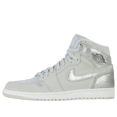 ナイキ ジョーダン 銀色 シルバー 灰色 グレー '25TH ANNIVERSARY' スニーカー メンズ JORDAN AIR 1 RETRO HI SILVER 396009-001 / GREY