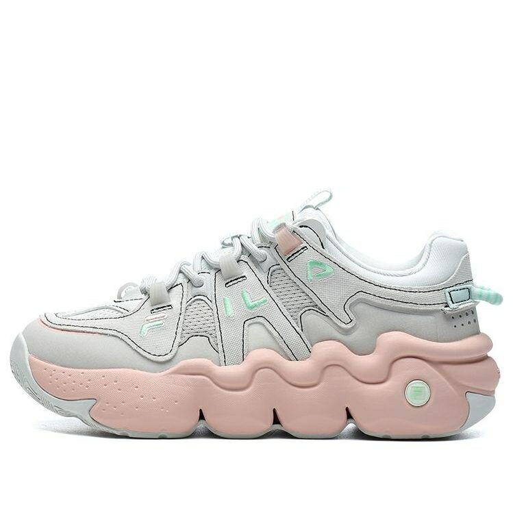 フィラ バリケード ピンク 灰色 グレー 白色 ホワイト 'GREY WHITE' スニーカー レディース FILA (WMNS) BARRICADE LOW SNEAKERS PINK F12W211121FBA / GREY PINK WHITE