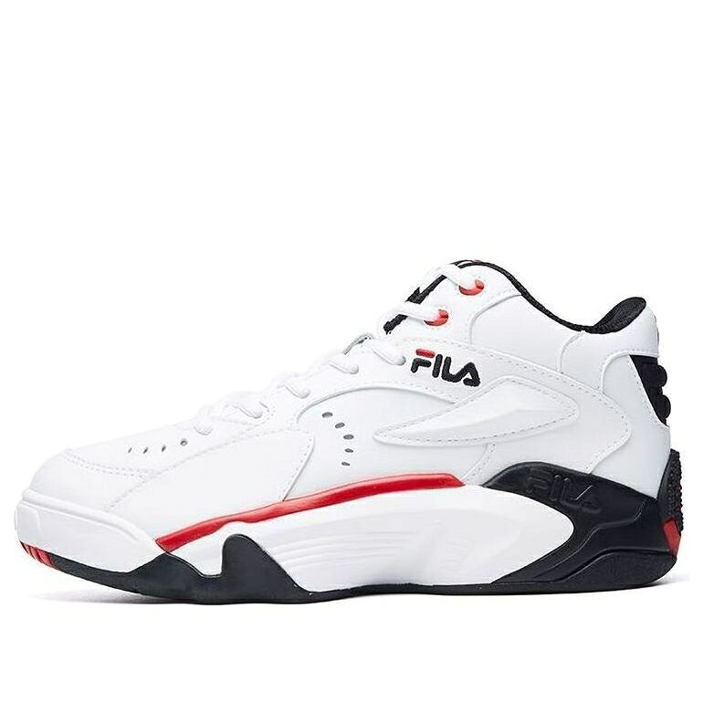 フィラ ミッド 白色 ホワイト 黒色 ブラック スニーカー メンズ FILA JAMBALL MID TOP WHITE/BLACK F12M041216FWB / WHITE BLACK