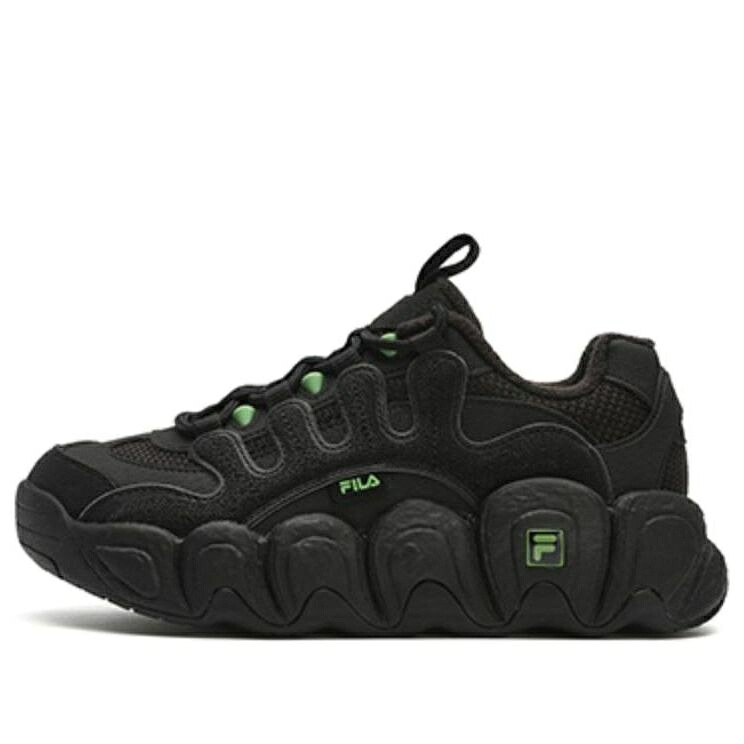 フィラ 黒いこと 黒いこと 緑 緑であること \u0027BLACK\u0027 スニーカー レディース FILA (WMNS) CROISSANT CHUNKY SNEAKERS F12W342123ABK / BLACK GREEN