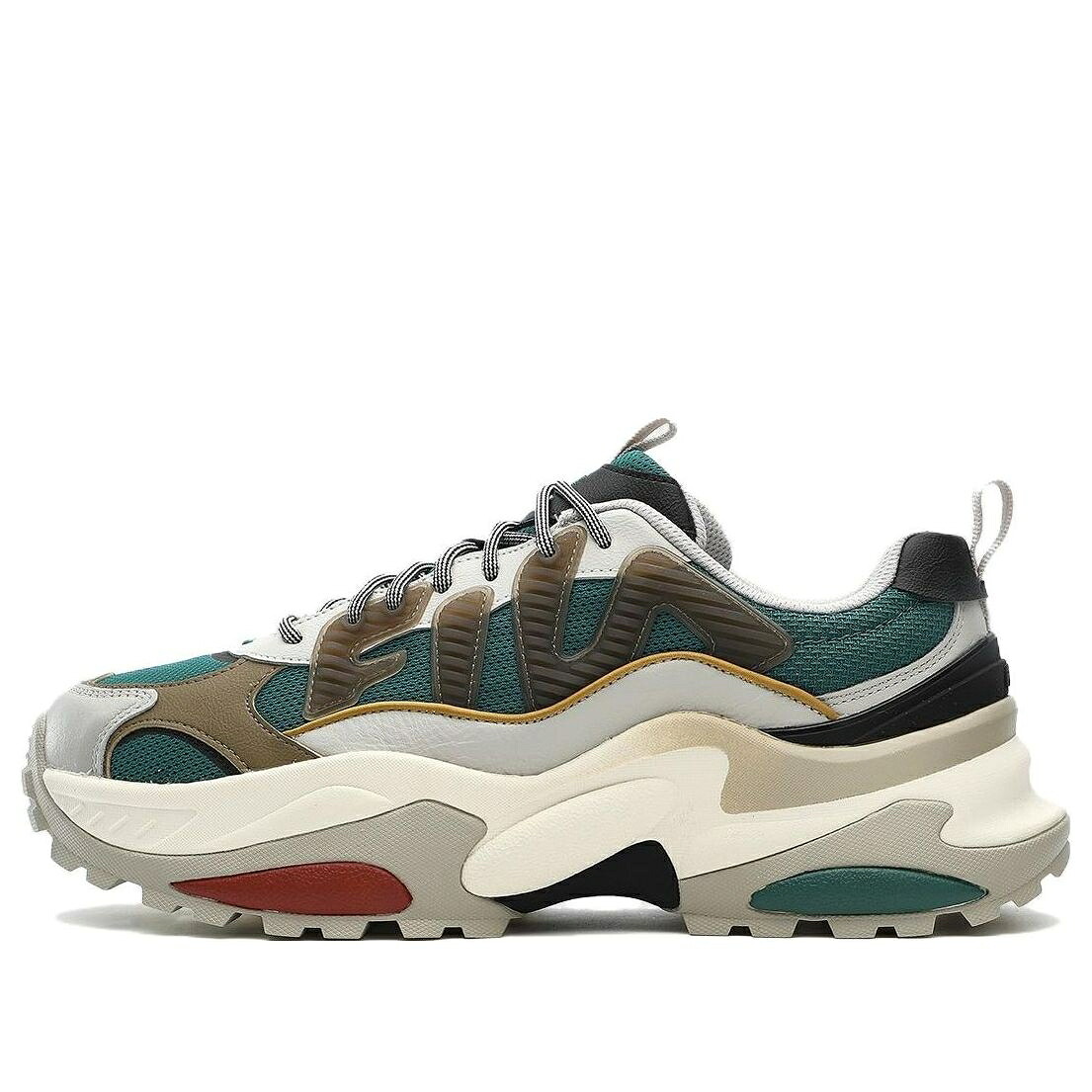 フィラ 緑 緑であること ベージュ 赤銅色 赤銅色 \u0027BEIGE BROWN\u0027 スニーカー メンズ FILA CELLA SNEAKERS GREEN F12M331109FAP / BEIGE GREEN BROWN