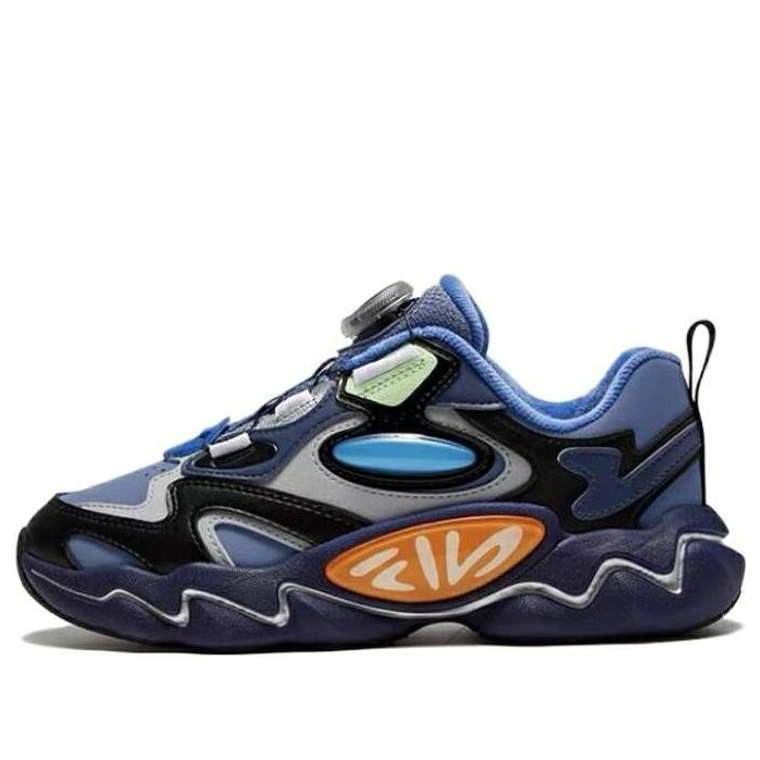 フィラ スニーカー 運動すること靴 青味 青み 黒いこと 黒いこと 橙 オレンジ色 \u0027BLUE BLACK\u0027 K15B341110_FIB 御坊っちゃん キッズ FILA (GS) BOA EXPLORER SHOES / BLUE BLACK ORANGE もの言う花 マタニティ スニーカー