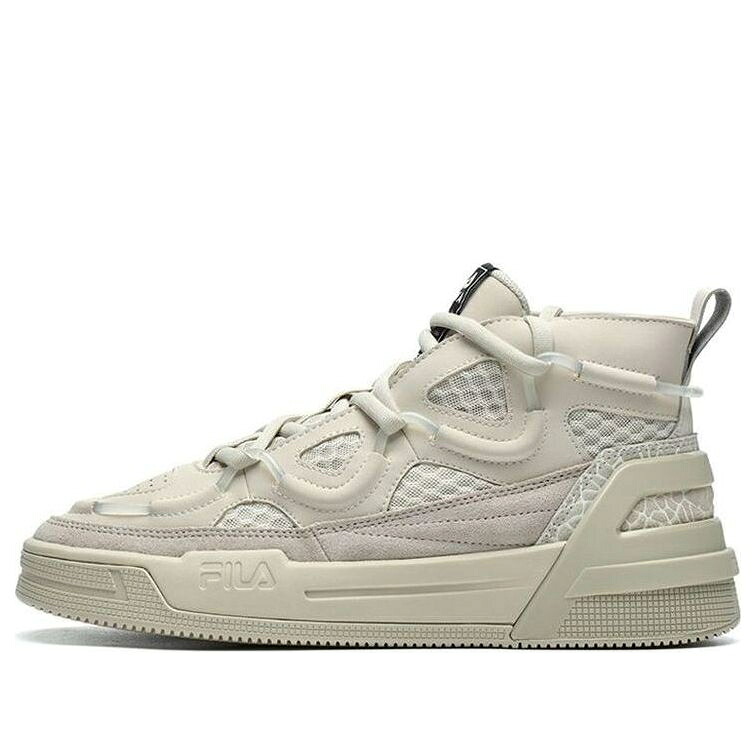 フィラ ご機嫌 篭球 スニーカー 運動すること靴 薄墨色 薄墨色 薄墨色 スニーカー メンズ FILA HIGH TOP RETRO BASKETBALL SHOES GRAY F12M141201FLF / GREY