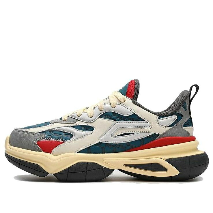フィラ 薄墨色 薄墨色 白いこと 白いこと 赤 赤いこと \u0027WHITE TEAL\u0027 スニーカー メンズ FILA NUCLEO ICONA CHUNKY SNEAKERS GREY F12M343103FDU / TEAL WHITE GREY RED