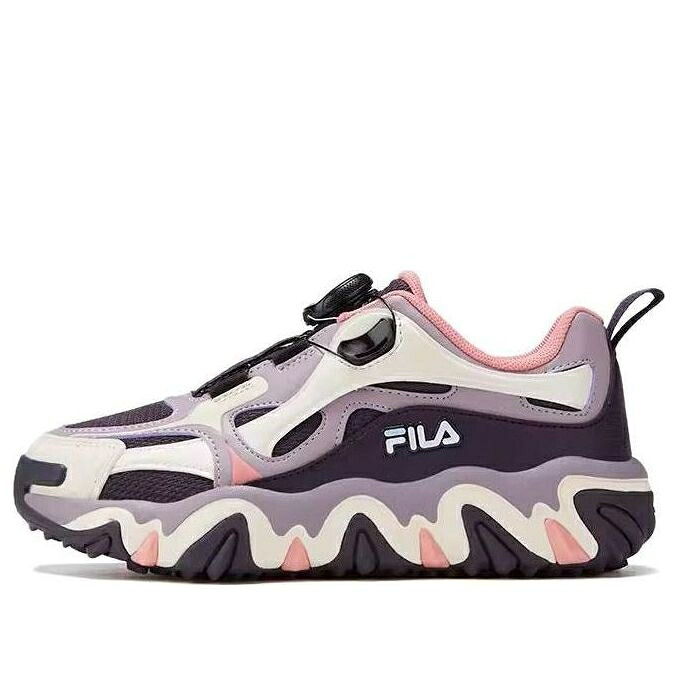 フィラ トレーニング 紫 パープル ピンク 黒色 ブラック 'DARK PURPLE' ジュニア キッズ FILA (GS) TRAINING K15B342501PNB / DARK PURPLE PINK BLACK ベビー マタニティ スニーカー