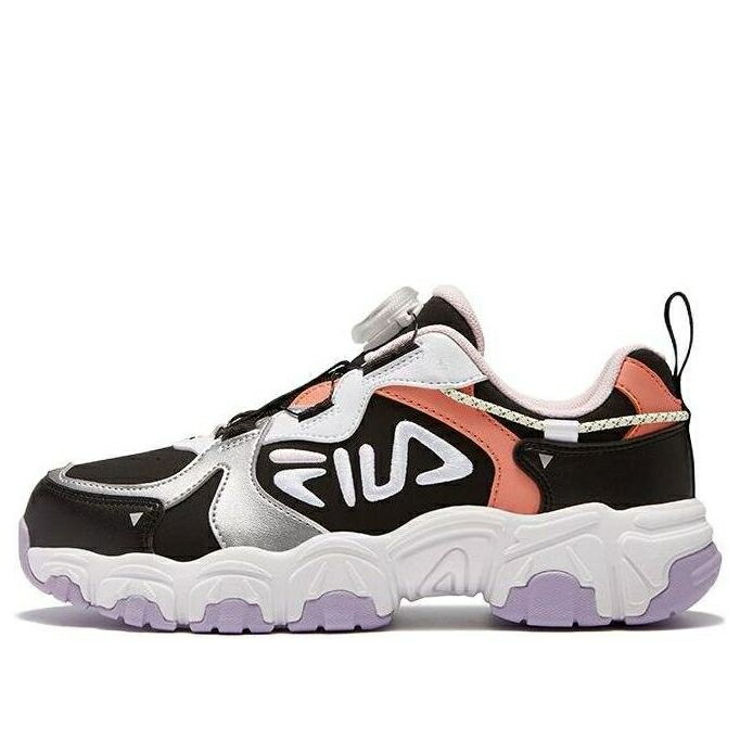 フィラ スニーカー 運動靴 黒色 ブラック 白色 ホワイト 'WHITE LILAC' ジュニア キッズ FILA (GS) SPORT RUNNING SHOES BLACK K15B341132FFBB / WHITE BLACK LILAC ベビー マタニティ スニーカー 28,925円
