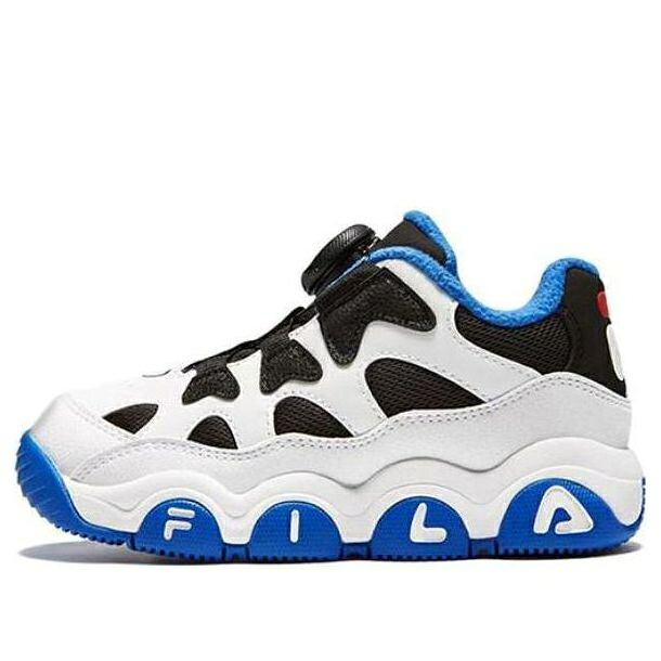 フィラ バスケットボール スニーカー 運動靴 青色 ブルー 黒色 ブラック 白色 ホワイト 'WHITE BLACK' ジュニア キッズ FILA (PS) SPORT BASKETBALL SHOES BLUE K14B341260PPBW / BLACK WHITE BLUE ベビー マタニ