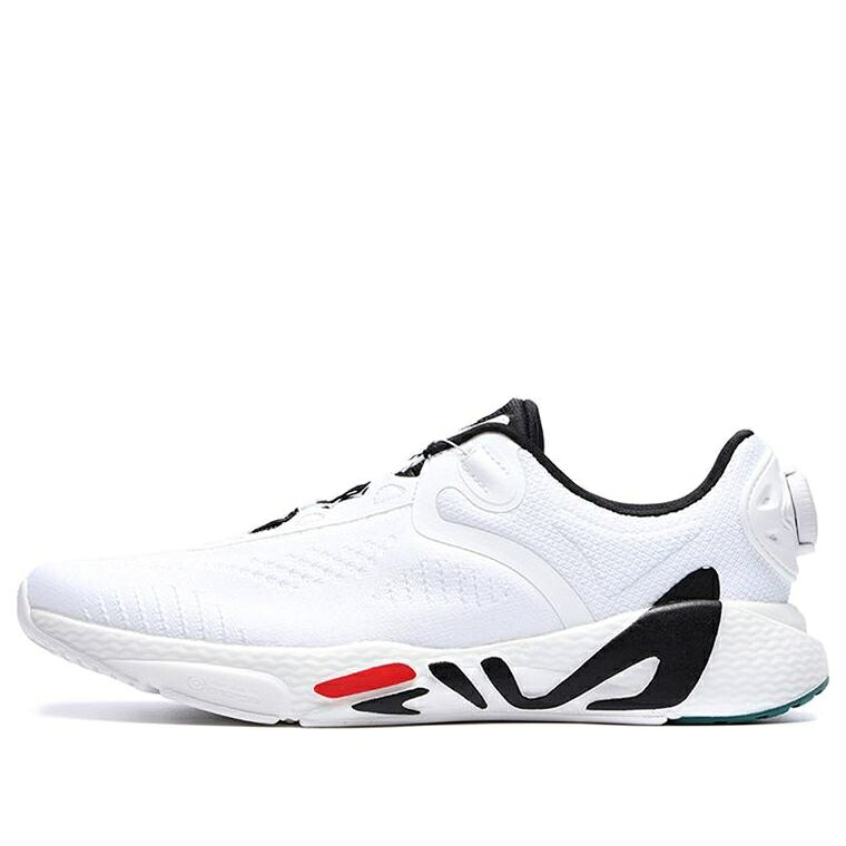 フィラ アスレチックス スニーカー 運動すること靴 白いこと 白いこと 黒いこと 黒いこと \u0027WHITE\u0027 スニーカー メンズ FILA ATHLETICS MIND BOA RUNNING SHOES A12M222110FBW / WHITE BLACK