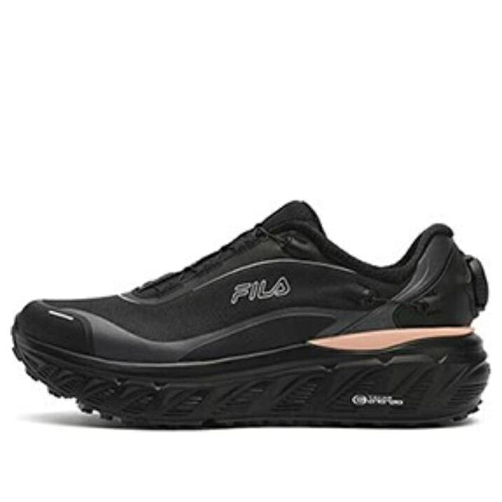 フィラ スニーカー 運動すること靴 黒いこと 黒いこと 橙 オレンジ色 \u0027BLACK\u0027 スニーカー レディース FILA (WMNS) BOA EXPLORER SHOES A12W341209FBB / BLACK ORANGE