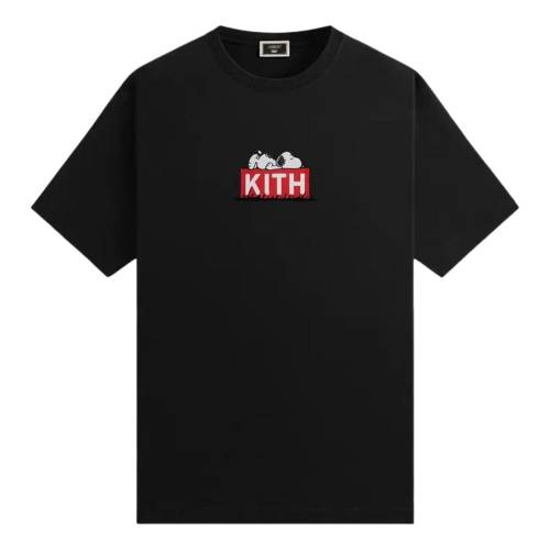 古典派音楽 ロゴタイプ プルオーバー 黒いこと 黒いこと \u0027BLACK\u0027 スニーカー メンズ KITH FOR PEANUTS DOGHOUSE CLASSIC LOGO T-SHIRT KHM033385-001 / BLACK