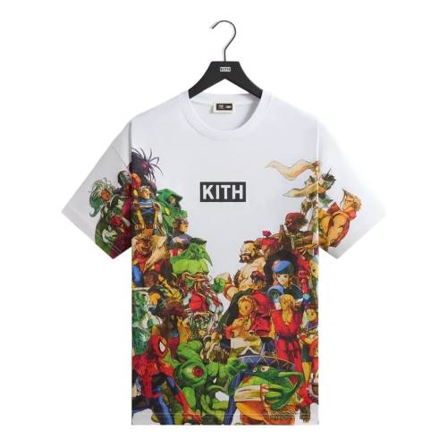 Tシャツ 白色 ホワイト VS. 'WHITE' スニーカー メンズ KITH X MARVEL CAPCOM NEW AGE OF HEROES ALL-OVER PRINTED T-SHIRT KHM034296-101 / WHITE｜スニケス