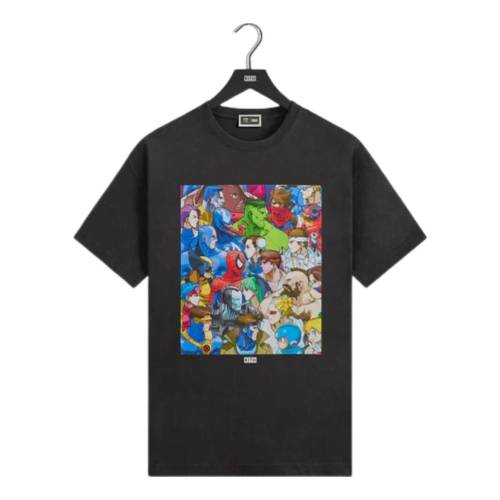ビンテージ ヴィンテージ Tシャツ 黒色 ブラック VS. 'BLACK' スニーカー メンズ KITH X MARVEL CAPCOM CLASH OF SUPER HEROES VINTAGE T-SHIRT KHM034294-001 / BLACK