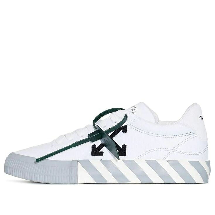 オフホワイト 靴 スニーカー 白色 ホワイト 灰色 グレー 黒色 ブラック \'WHITE GREY\' レディース OFF-WHITE (WMNS) VULC ECO SNEAKER OWIA178C99FAB0020110 / WHITE GREY BLACK｜スニケス