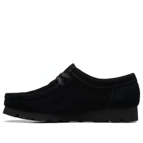 クラークス ゴアテックス 黒色 ブラック \'BLACK SUEDE\' スニーカー レディース CLARKS (WMNS) WALLABEE GORE-TEX 26169024 / BLACK｜スニケス