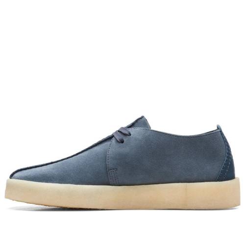 クラークス 青み 青色 \u0027SUEDE BLUE\u0027 スニーカー メンズ CLARKS TREK CUP 26166223 / BLUE