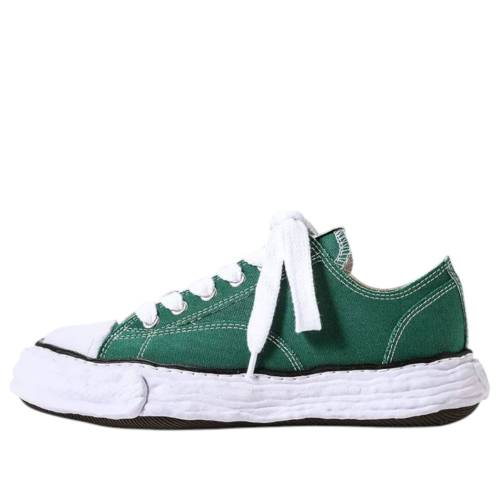 棲み家 ミハラヤスヒロ 緑 緑であること \u0027CL GREEN\u0027 スニーカー メンズ MAISON MIHARA YASUHIRO MAISON MIHARA YASUHIRO PETERSON23 OG LOW-TOP A11FW702-CLGREEN / CL GREEN
