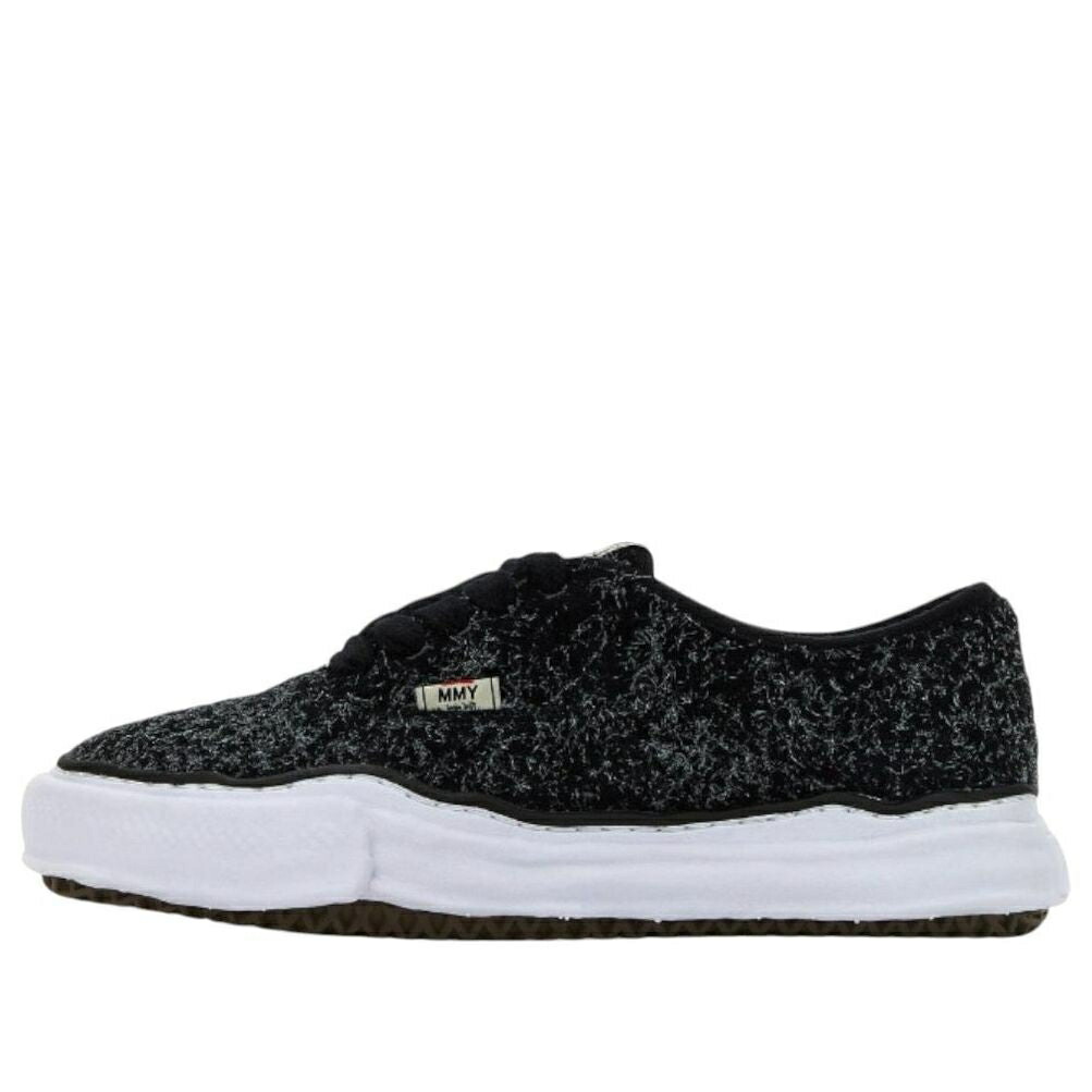 メゾン ミハラヤスヒロ 黒色 ブラック 白色 ホワイト 'BLACK' スニーカー メンズ MAISON MIHARA YASUHIRO MAISON MIHARA YASUHIRO FABRIC A14FW746-BLACK / BLACK WHITEスニーカー