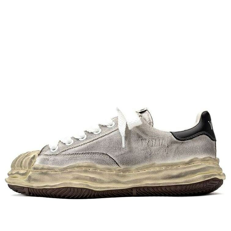 棲み家 ミハラヤスヒロ 白いこと 白いこと \u0027WHITE\u0027 スニーカー メンズ MAISON MIHARA YASUHIRO MAISON MIHARA YASUHIRO BLAKEY OG SOLE DISTRESSED CANVAS LOW A10FW712-WHITE / WHITE
