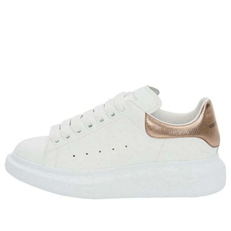 アレキサンダーマックイーン 靴 スニーカー サクラ色 白いこと 白いこと ゴールド \u0027WHITE GOLD\u0027 レディース ALEXANDER MCQUEEN (WMNS) ALEXANDER MCQUEEN OVERSIZED SNEAKER ROSE 553770WHFBU9053 / WHITE ROSE GOLD