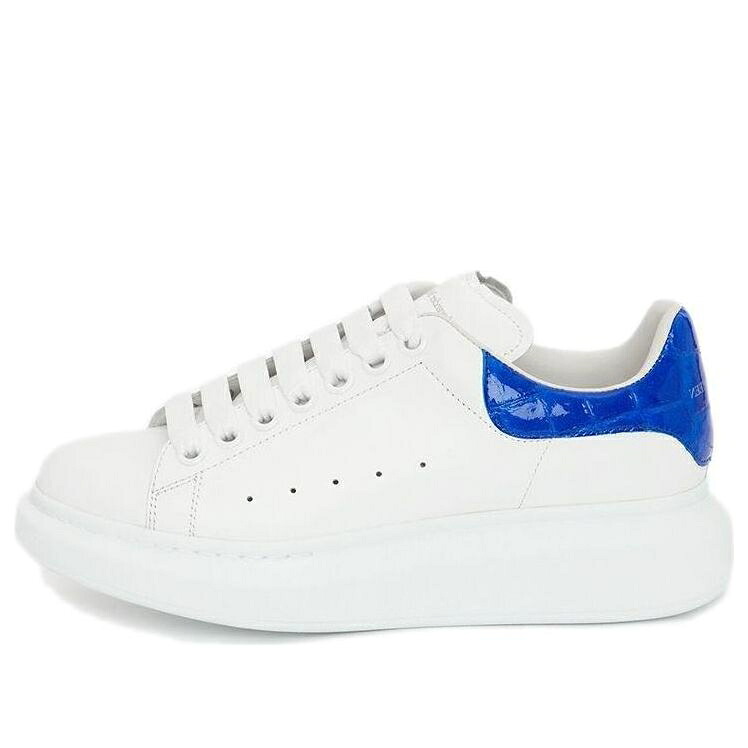 アレキサンダーマックイーン 靴 スニーカー 白色 ホワイト 'WHITE ULTRAMARINE' レディース ALEXANDER MCQUEEN (WMNS) ALEXANDER MCQUEEN OVERSIZED SNEAKER 553770WIAF89407 / WHITE ULTRAMARINE