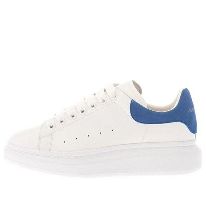 アレキサンダーマックイーン 靴 スニーカー 白色 ホワイト 青色 ブルー WHITE BLUE レディース ALEXANDER MCQUEEN (WMNS) ALEXANDER MCQUEEN OVERSIZED SNEAKER PARIS 553770WHGP79086 / WHITE PARIS BLUE