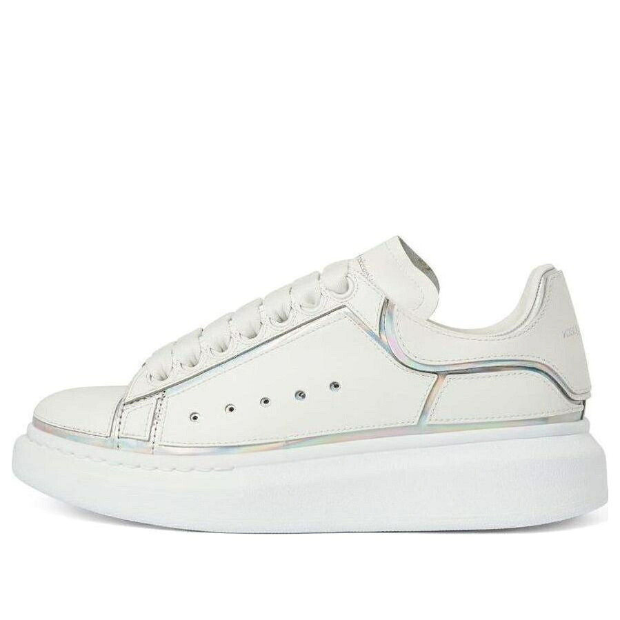 アレキサンダーマックイーン 白色 ホワイト 銀色 シルバー 'WHITE SILVER' スニーカー レディース ALEXANDER MCQUEEN (WMNS) ALEXANDER MCQUEEN OVERSIZED SNEAKERS 708750WIBNV9989 / WHITE SILVER|スニケス