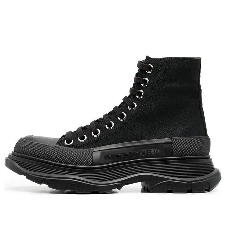 アレキサンダーマックイーン ブーツ 黒色 ブラック 'CORE BLACK' スニーカー レディース ALEXANDER MCQUEEN (WMNS) ALEXANDER MCQUEEN TREAD SLICK BOOTS 697080W4MV21000 / BLACK｜スニケス