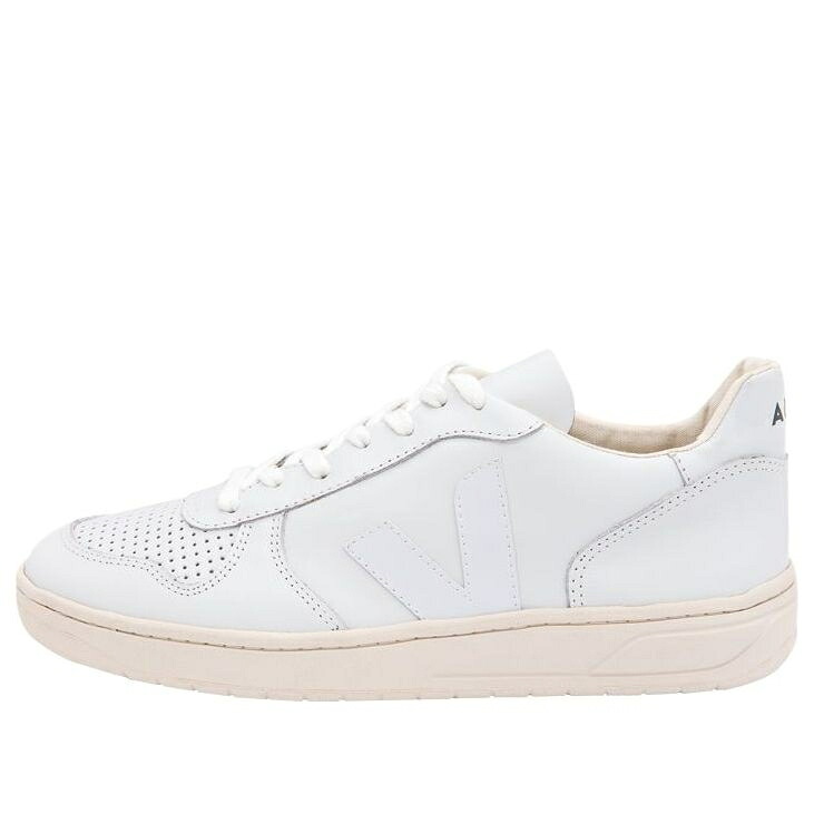 ヴェジャ なめし革 白いこと 白いこと \u0027EXTRA WHITE\u0027 スニーカー メンズ VEJA V-10 LEATHER LACE-UP VX021270 / WHITE