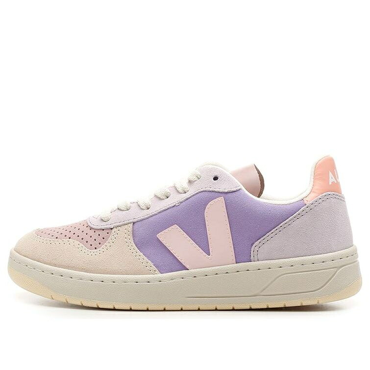 ヴェジャ 紫 パープル さくら色 \u0027LIGHT PINK\u0027 スニーカー メンズ VEJA V-10 LACE-UP PURPLE VX0302895 / PINK PURPLE