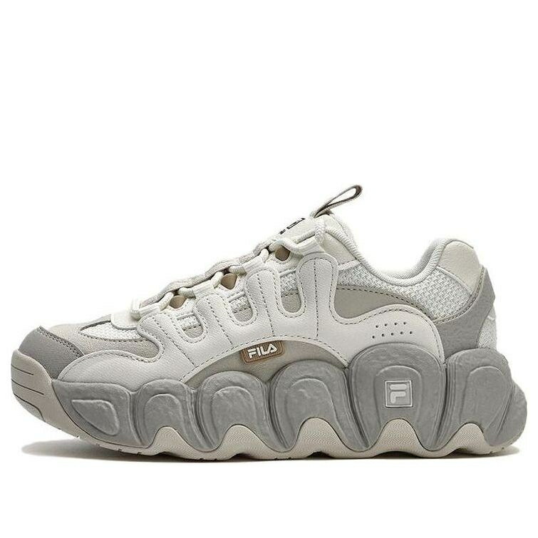 フィラ 白いこと 白いこと 薄墨色 薄墨色 \u0027WHITE GREY\u0027 スニーカー レディース FILA (WMNS) CROISSANT CHUNKY SNEAKERS F12W342123FTO / WHITE GREY