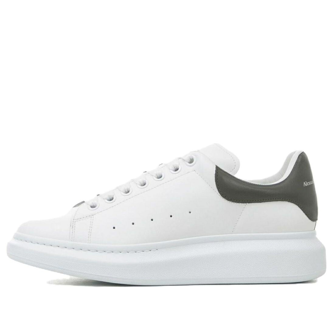 アレキサンダーマックイーン 靴 スニーカー 白いこと 白いこと 薄墨色 薄墨色 \u0027WHITE GREY\u0027 メンズ ALEXANDER MCQUEEN ALEXANDER MCQUEEN OVERSIZED SNEAKER 553680WIB9Z9055 / WHITE GREY